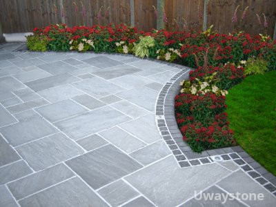 Kandla Grey Natural Handcut Sandstone Paving Tiles