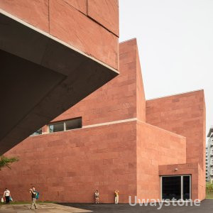 RED NATURAL SANDSTONE WALLING