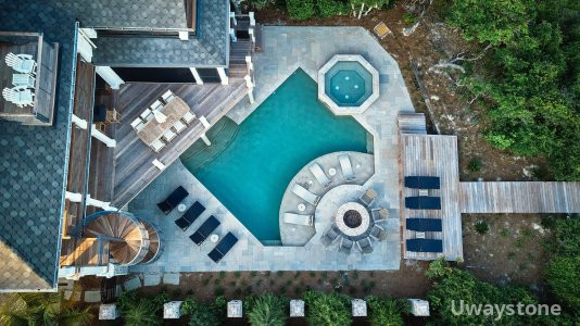 Green Buff Sandstone Pool Deck Tiles