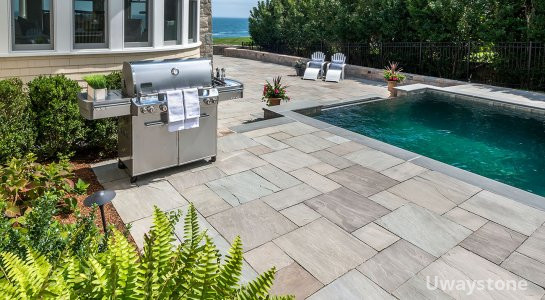 Raj Brown Blend Sandstone Pool Deck Tiles