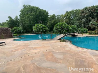 Sandstone Flagstone Pool Deck Tiles