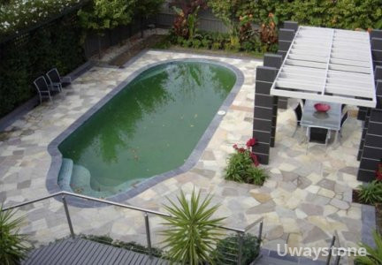 Sandstone Flagstone Pool Deck Tiles