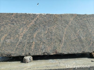 Indian Juparana Granite Blocks for Monuments, Tombstone and Funeralstone