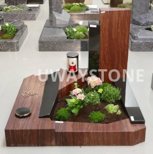 Cherry Red Sandstone Blocks for Monuments, Tombstones and Gravestones