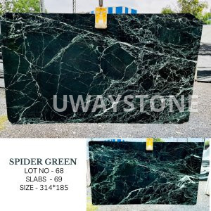 Spider Green Marble Blocks for Slabs, Monuments and Headstones
