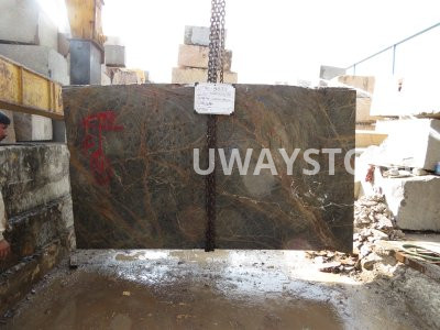 Forest Green Granite Blocks for Slabs, Monuments and Headstones