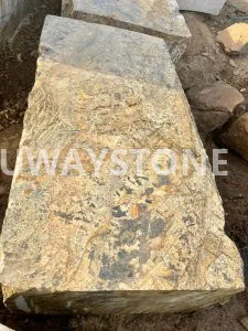 Alaska Gold Granite Blocks for Premium Slabs