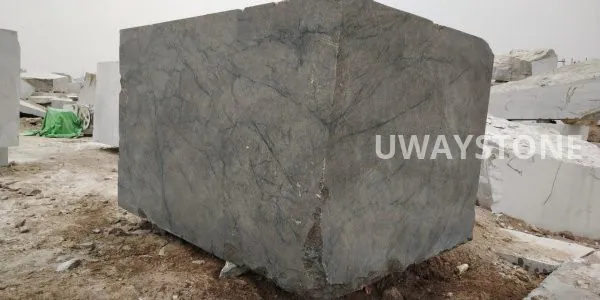 Alaska or Armani Grey Granite Blocks for Premium Slabs