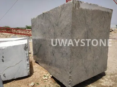 Alaska or Armani Grey Granite Blocks for Premium Slabs