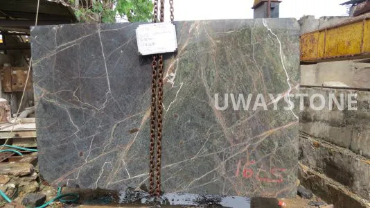 Forest Green Marble Blocks for Premium Slabs, Monuments and Tombstones