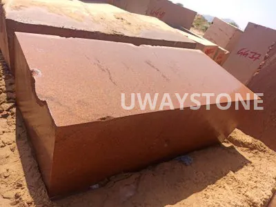 Desert Red Granite Blocks for Monuments, Tombstones and Gravestones