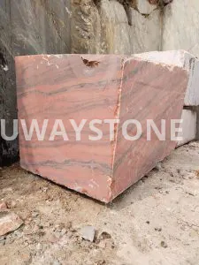 Pink Marble Blocks for Monuments, Tombstones and Slabs