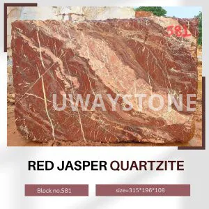 Red Jesper Granite Blocks for Slabs, Monuments and Tombstones