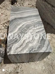 Silver Black Marble Blocks for Monuments, Tombstone and Slabs