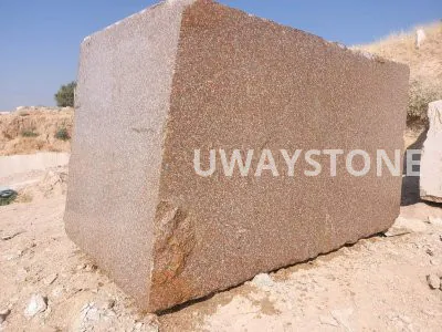 Chima Pink Granite Blocks for Monuments, Tombstones and Slabs