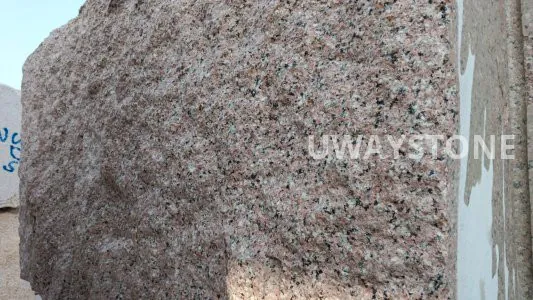 Rosy Pink Granite Blocks for Monuments, Tombstones and Headstones