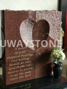 Indian Red Granite Blocks for Monuments, Tombstones and Headstones