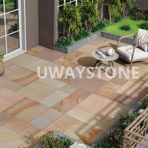 Rippon Buff Smooth Sandstone Paving Tiles