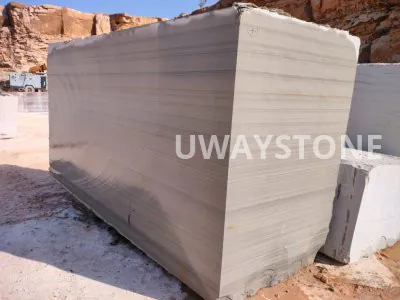 Lining Grey Sandstone or Quartzite Blocks for Monuments, Tombstones and Headstones