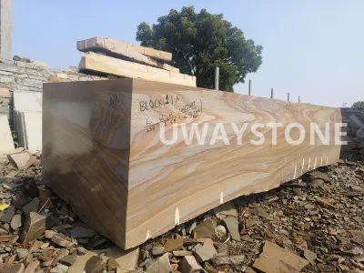 Oxford Gold Quartzite Sandstone Raw Blocks for Monuments and Grave Stone