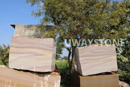Ivory Quartzite Sandstone Blocks for Monuments, Tombstones and Headstones