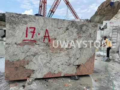 Pink Patagonia Quartzite and Granite Blocks