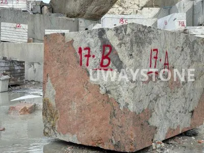 Pink Patagonia Quartzite and Granite Blocks