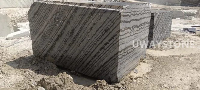 Smoky Black Marble Blocks