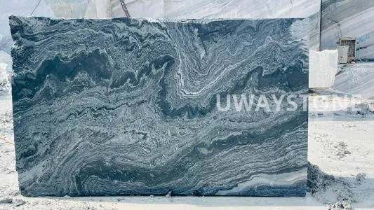 Emerald Flow Black Marble Blocks