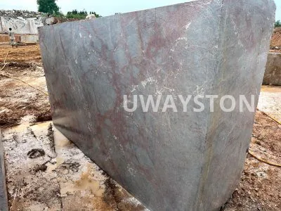 Red Vein Copper Marble Blocks
