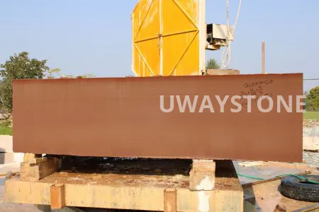 Brown Quartzite Sandstone Blocks for Monuments, Tombstones and Headstones