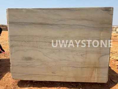 Silver Macaubas Quartzite Blocks for Slabs, Monuments and Tombstones